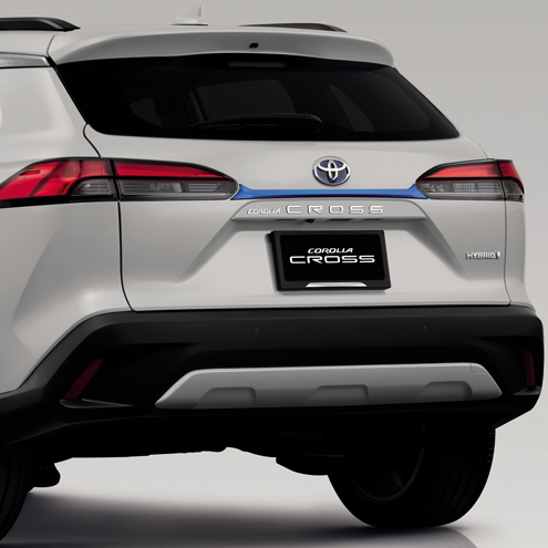 Corolla Cross - คิ้วประตูหลังสีฟ้า - Toyota Accessories