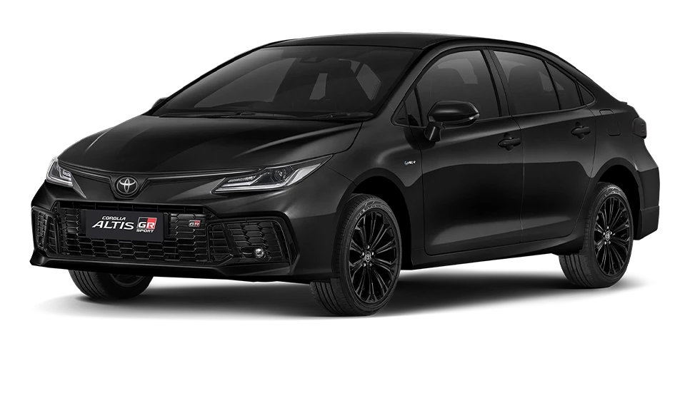 Corolla Altis GR Sport สี Attitude Black Mica รุ่น HEV GR Sport