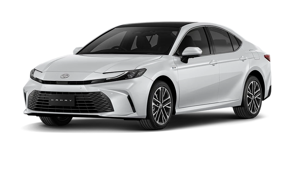 CAMRY สี Platinum White Pearl รุ่น HEV Premium Luxury