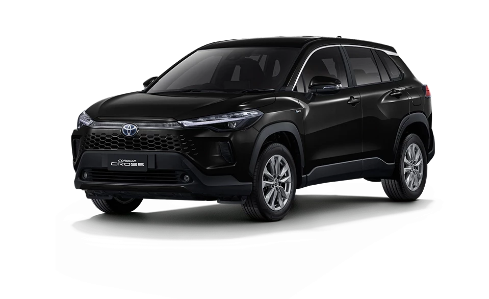 Corolla Cross สี Attitude Black Mica รุ่น HEV Smart