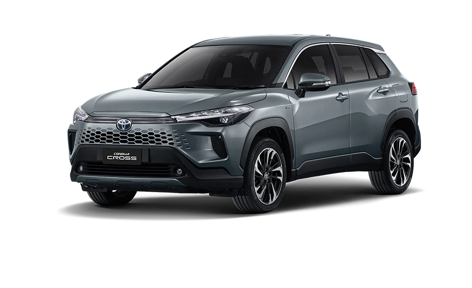 Corolla Cross สี Cement Gray Metallic รุ่น HEV Premium