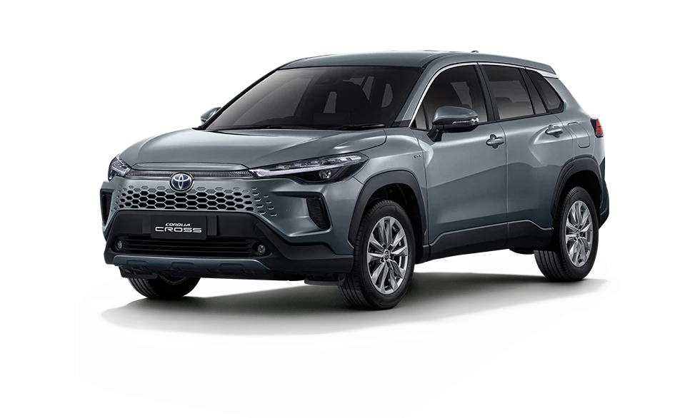 Corolla Cross สี Cement Gray Metallic รุ่น HEV Smart