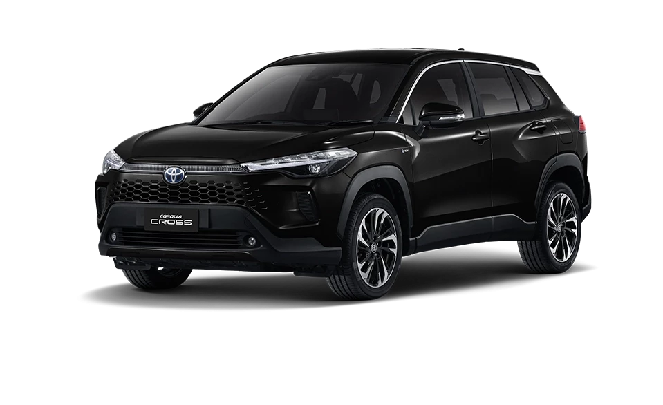 Corolla Cross สี Attitude Black Mica รุ่น HEV Premium