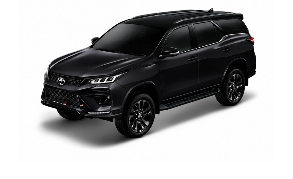 Fortuner GR Sport สี Attitude Black Mica รุ่น 2.8 GR Sport 4WD