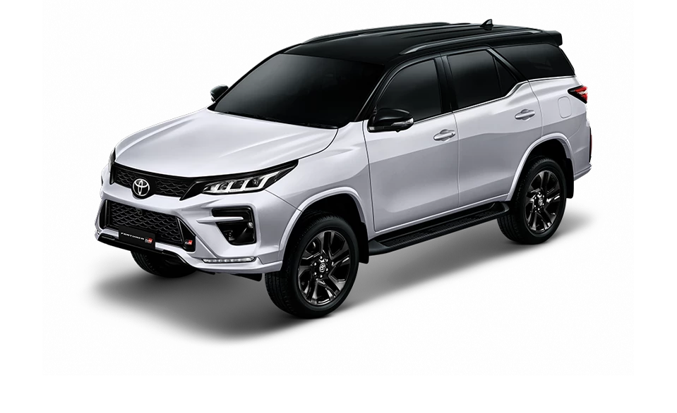 Fortuner GR Sport สี Platinum White Pearl Black Top รุ่น 2.8 GR Sport 4WD