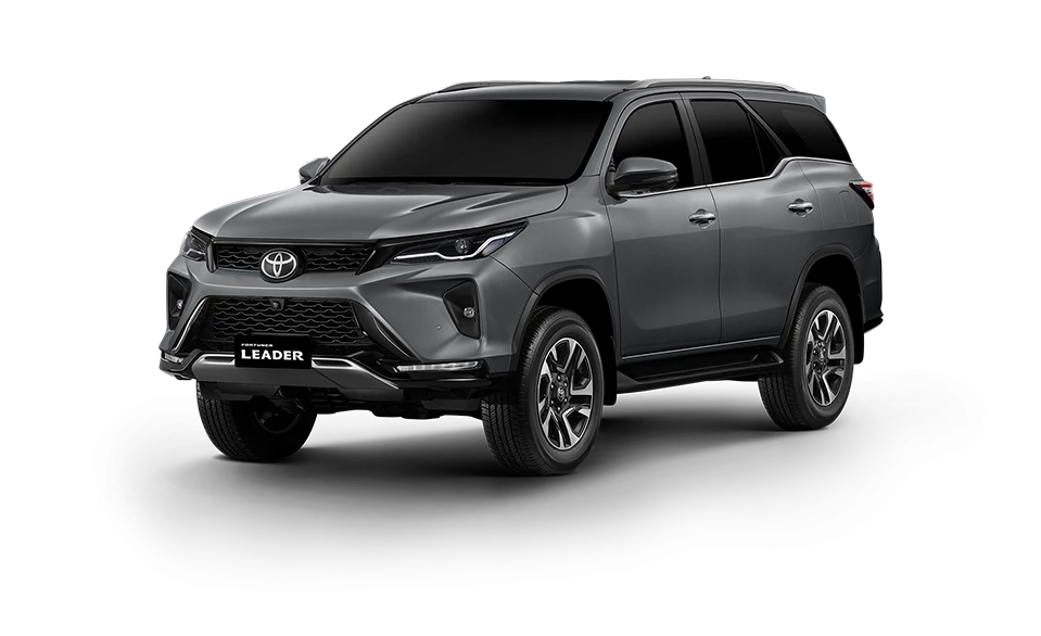 Fortuner Leader สี Dark Grey Metallic รุ่น 2.4 Leader V 4WD
