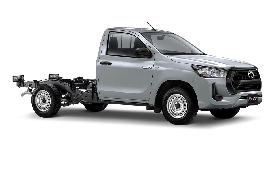 Hilux Revo Standard Cab สี Silver Metallic รุ่น 2.4 Entry (ไม่มีกระบะ)