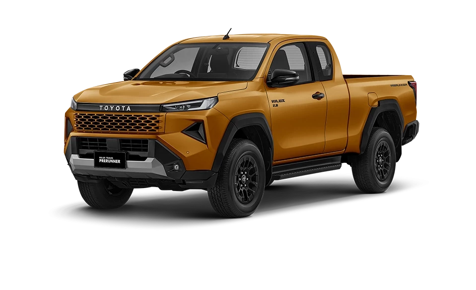Hilux Travo Prerunner & 4TREX สี Sulfur Metallic รุ่น Hilux Travo Smart Cab Prerunner 2.8 Premium MT