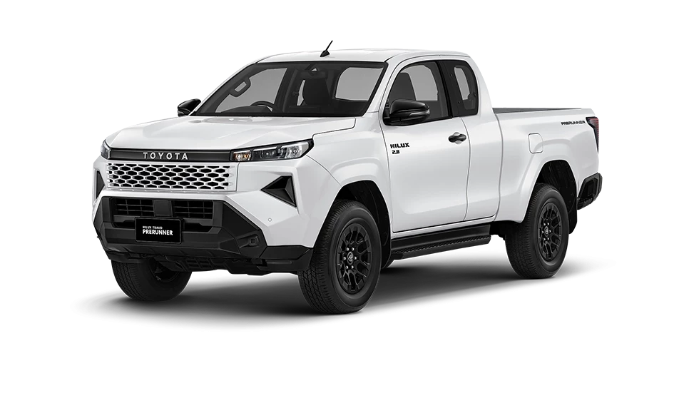 Hilux Travo Prerunner & 4TREX สี Super White II รุ่น Hilux Travo Smart Cab Prerunner 2.8 Smart MT