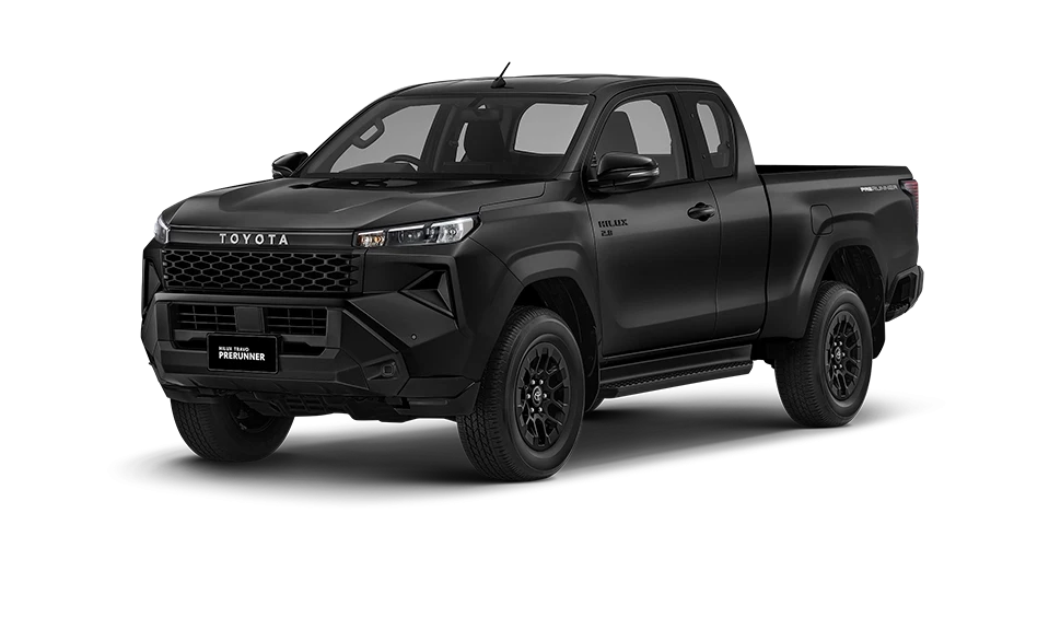 Hilux Travo Prerunner & 4TREX สี Attitude Black Mica รุ่น Hilux Travo Smart Cab Prerunner 2.8 Smart MT
