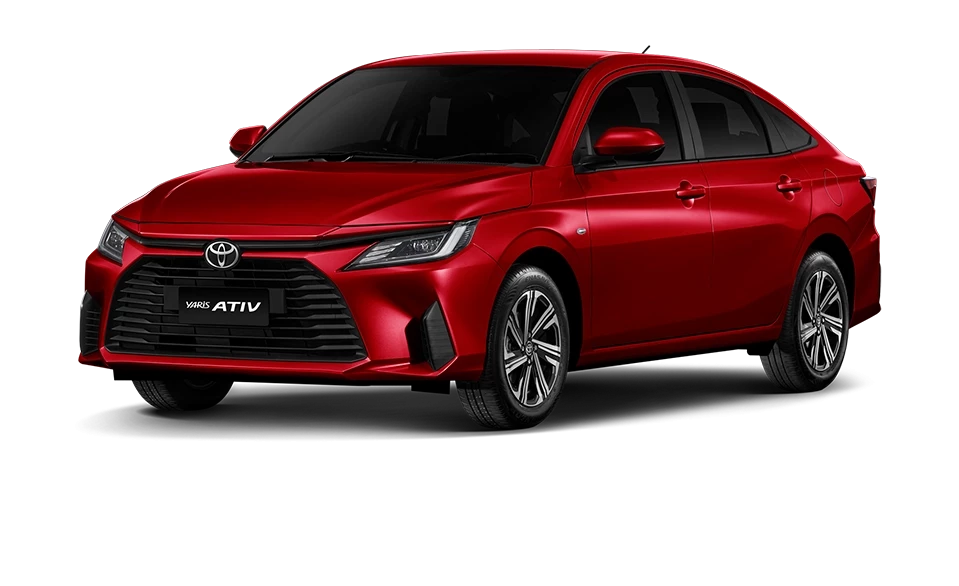 Yaris ATIV สี Red Mica Metallic รุ่น Sport