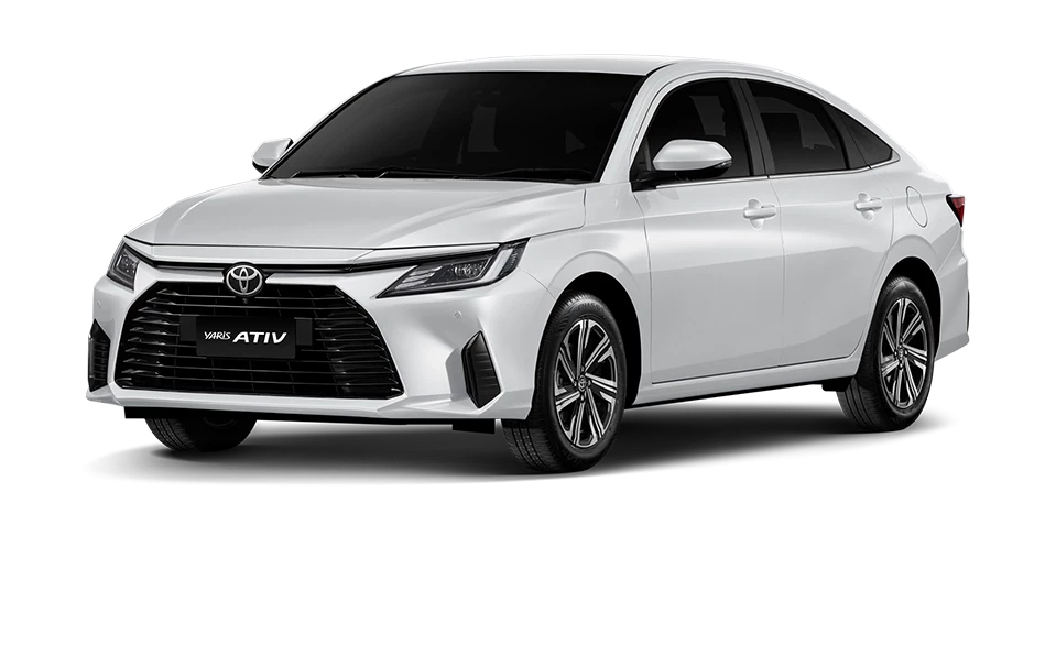 Yaris ATIV สี Platinum White Pearl รุ่น Premium
