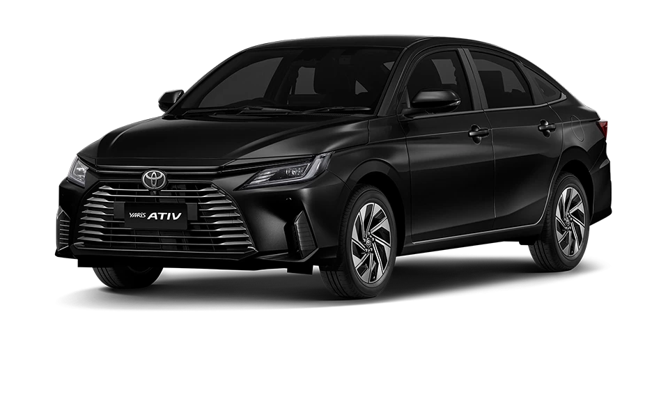 Yaris ATIV สี Attitude Black Mica รุ่น HEV Premium
