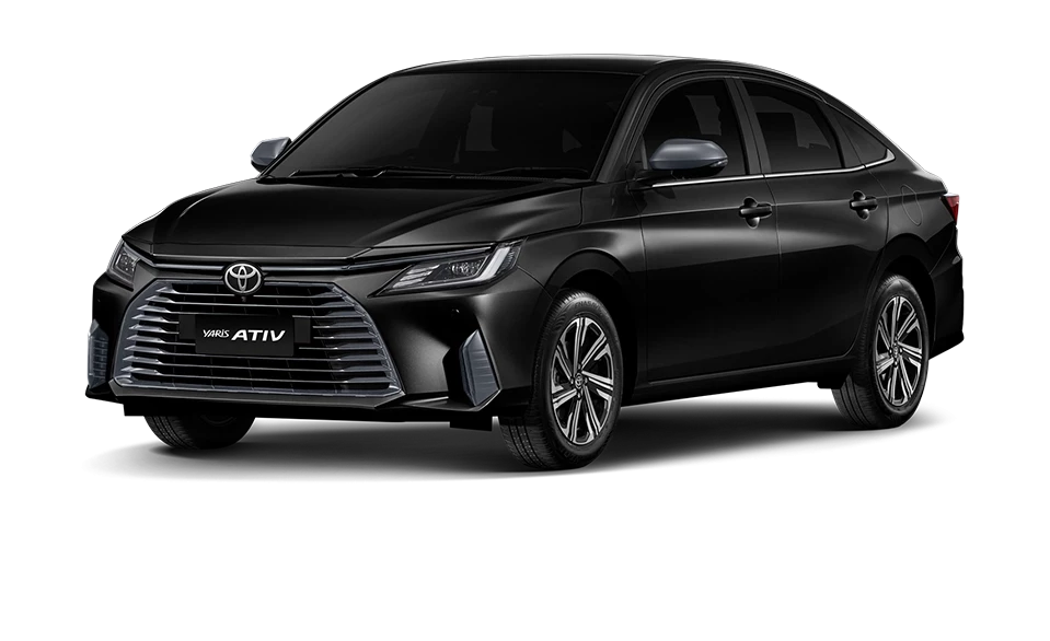 Yaris ATIV สี Attitude Black Mica รุ่น Premium Luxury