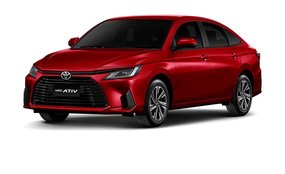 Yaris ATIV สี Red Mica Metallic รุ่น Smart