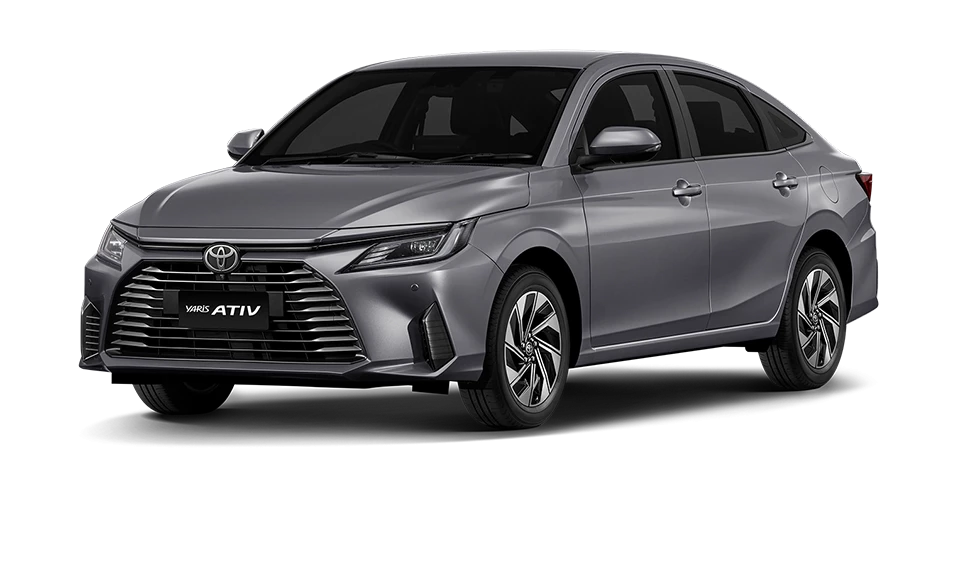 Yaris ATIV สี Metal Stream Metallic รุ่น HEV Premium