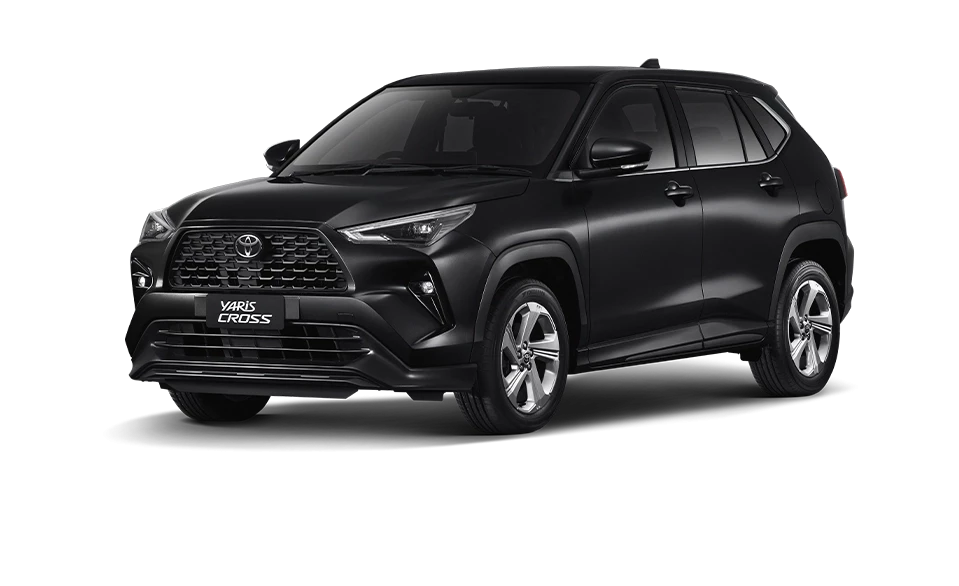 Yaris Cross สี Attitude Black Mica รุ่น HEV Smart