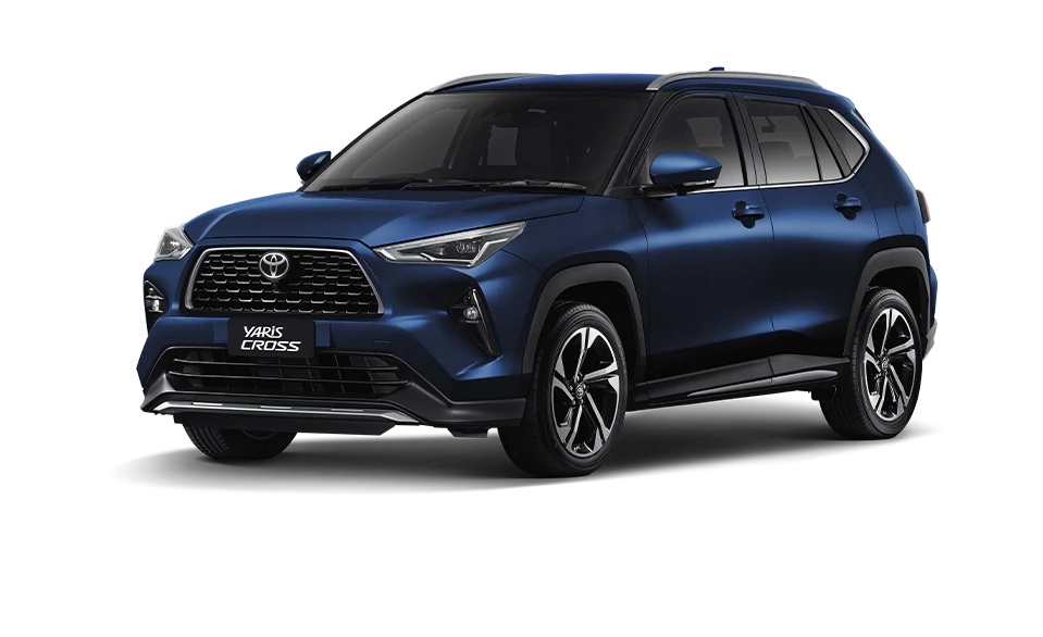 Yaris Cross สี Dark Turquoise รุ่น HEV Premium Luxury