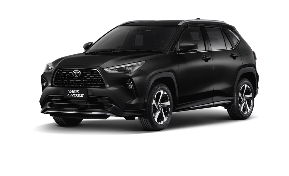 Yaris Cross สี Attitude Black Mica รุ่น HEV Premium