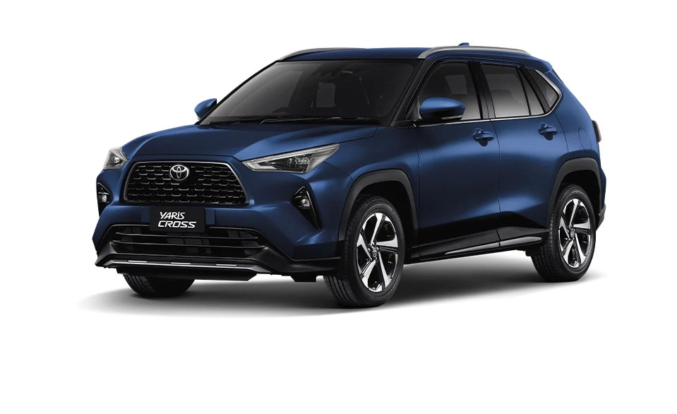 Yaris Cross สี Dark Turquoise รุ่น HEV Premium
