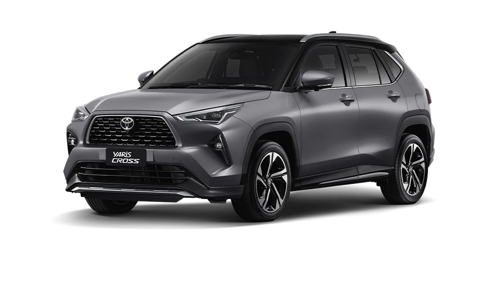 Yaris Cross สี Metal Stream Metallic / Black Roof รุ่น HEV Premium