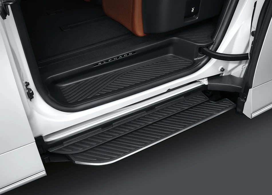 Alphard: RETRACTABLE STEP บันไดข้างแบบกางออกอัตโนมัติ