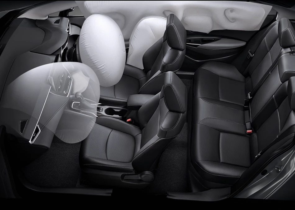 Corolla Altis: ถุงลมเสริมความปลอดภัยระบบ SRS 7 ตำแหน่ง