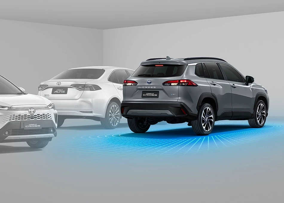 Corolla Cross: PARKING SUPPORT BRAKE (PKSB) ระบบช่วยเตือนขณะจอดรก พร้อมช่วยเบรกอัตโนมัติ