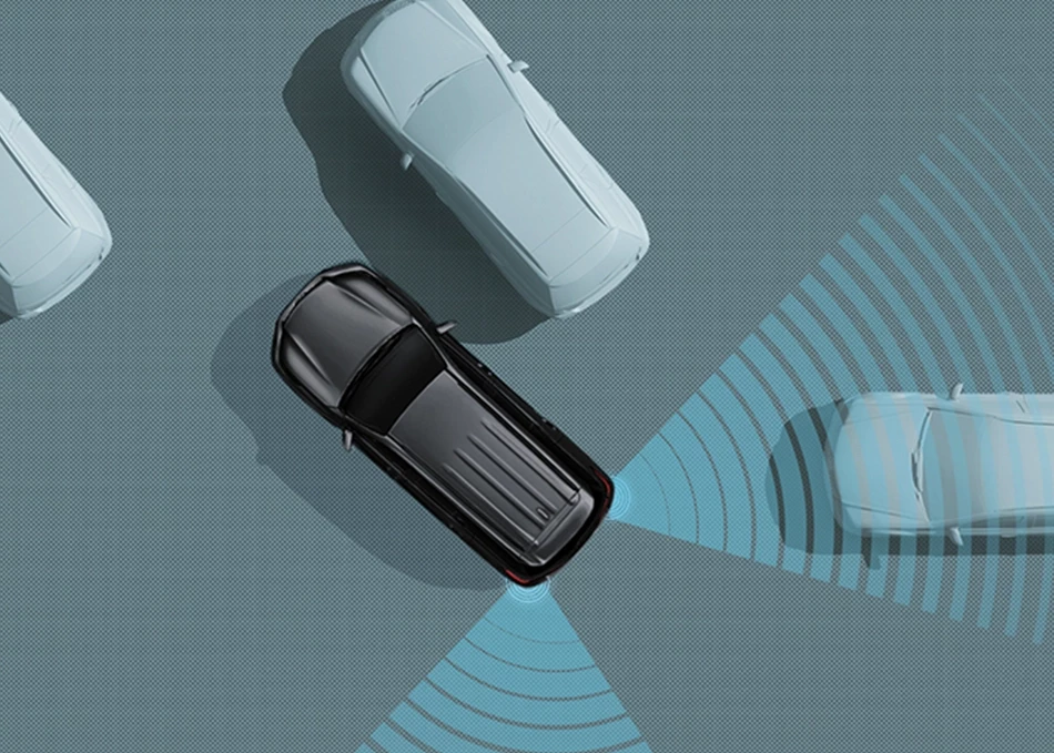 Fortuner Leader: Rear Cross Traffic Alert ระบบช่วยเตือนขณะถอยรถ