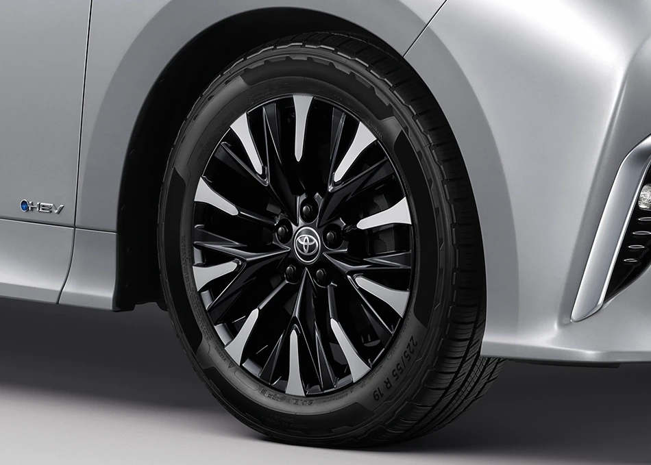 Alphard: ล้ออัลลอยขนาด 19 นิ้ว 225/55 R19
