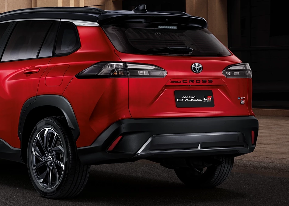 Corolla Cross GR Sport: ไฟท้าย และชุดตกแต่งด้านท้าย พร้อมสัญลักษณ์ GR