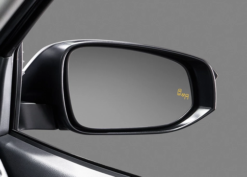 Hilux Travo Standard Cab 4TREX: Blind Spot Monitor
ระบบช่วยเตือนมุมอับสายตา ลดความเสี่ยงอุบัติเหตุจากการเปลี่ยนช่องทางจราจร