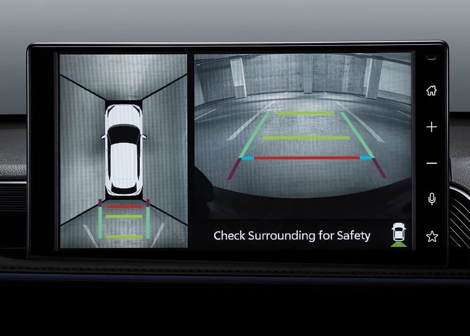 Yaris Cross Nightshade: กล้องมองรอบคัน (Panoramic View Monitor)
