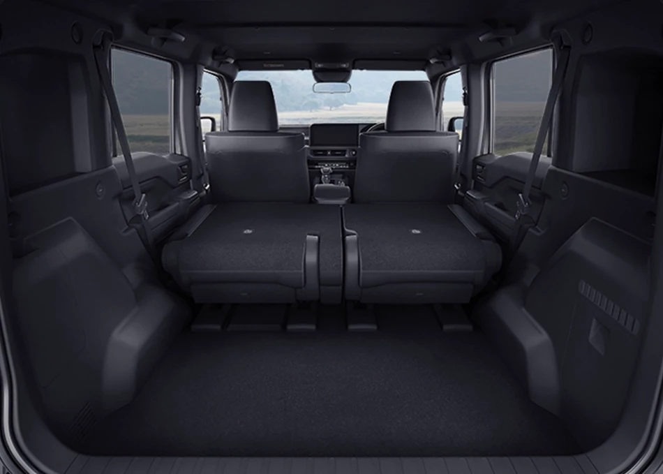 Land Cruiser FJ: ดีไซน์แยกพับ 55: 45 ขยายพื้นที่เก็บสัมการะได้มากขึ้น