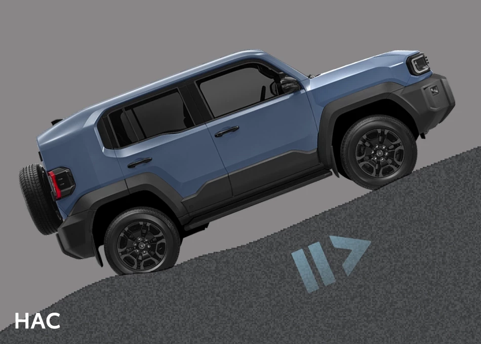 Land Cruiser FJ: ระบบช่วยออกตัวบนทางลาดชัน (HAC)