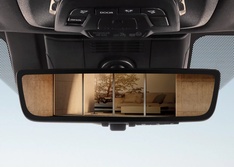 bZ4X: Digital rearview mirror