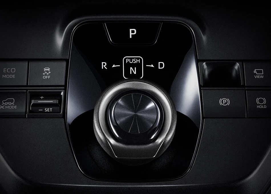 bZ4X: Shift-by-Wire electronic gear selector