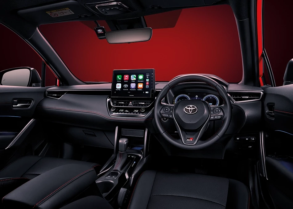 Corolla Cross GR Sport: พวงมาลัย GR Sport ปรับจูนพิเศษ พร้อมปุ่มควบคุมเครื่องเสียง และข้อมูลการขับขี่