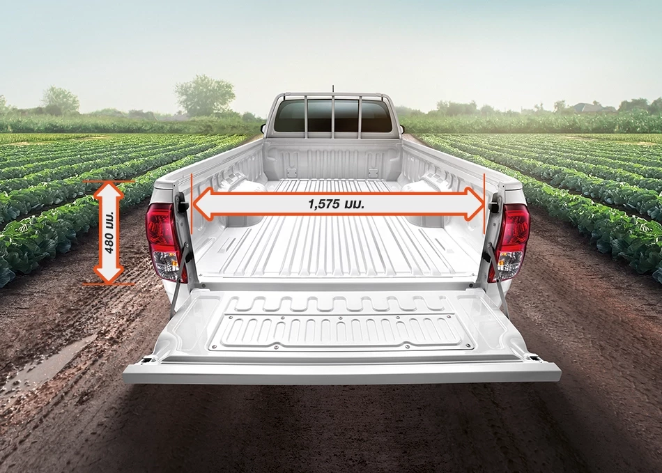 Hilux Revo Standard Cab: บรรทุกได้จุใจ ผลกำไรเต็มพิกัด