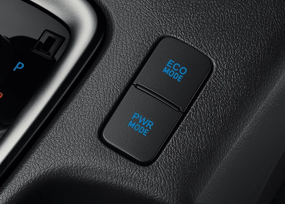Hilux Revo Z Edition: สวิตช์ปรับรูปแบบการขับขี่
เลือกได้ทั้งแบบประหยัด (ECO Mode) และแบบสมรรถนะสูง (Power Mode)