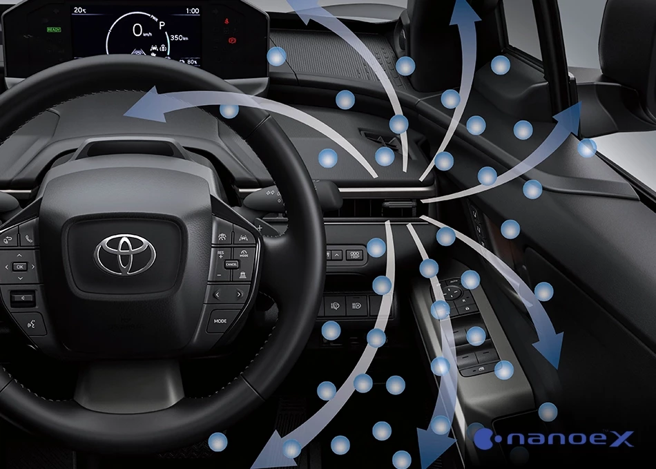 bZ4X: nanoe™ X air purification system with PM2.5 cabin air filtration