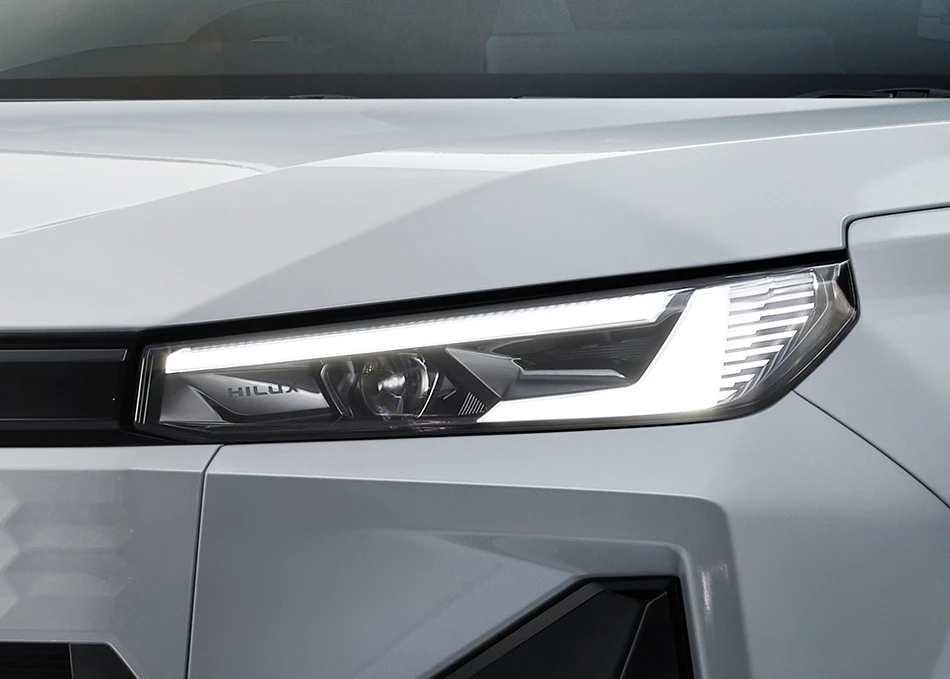 Hilux Travo-e: ไฟหน้า LED / LED และ Bulb