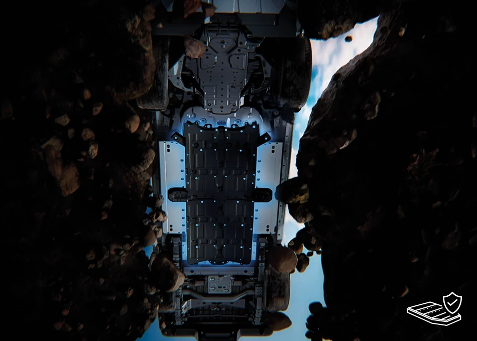 Hilux Travo-e: แบตเตอรี่ติดตั้งในเฟรม ปกป้องทุกทิศทาง มั่นใจในความปลอดภัยสูงสุด