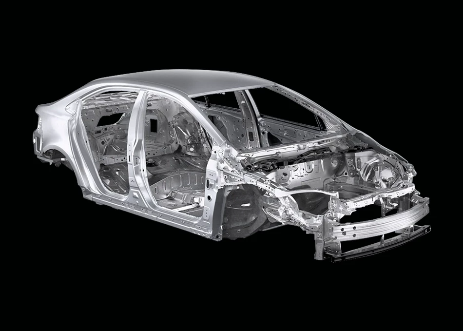 Corolla Altis: GOA body structure with side impact protection beams
