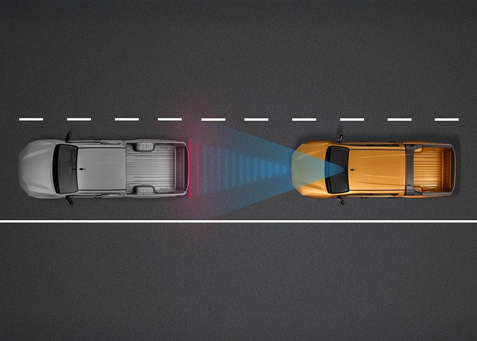 Hilux Travo Overland: Pre-Collision System
ระบบความปลอดภัยก่อนการชน