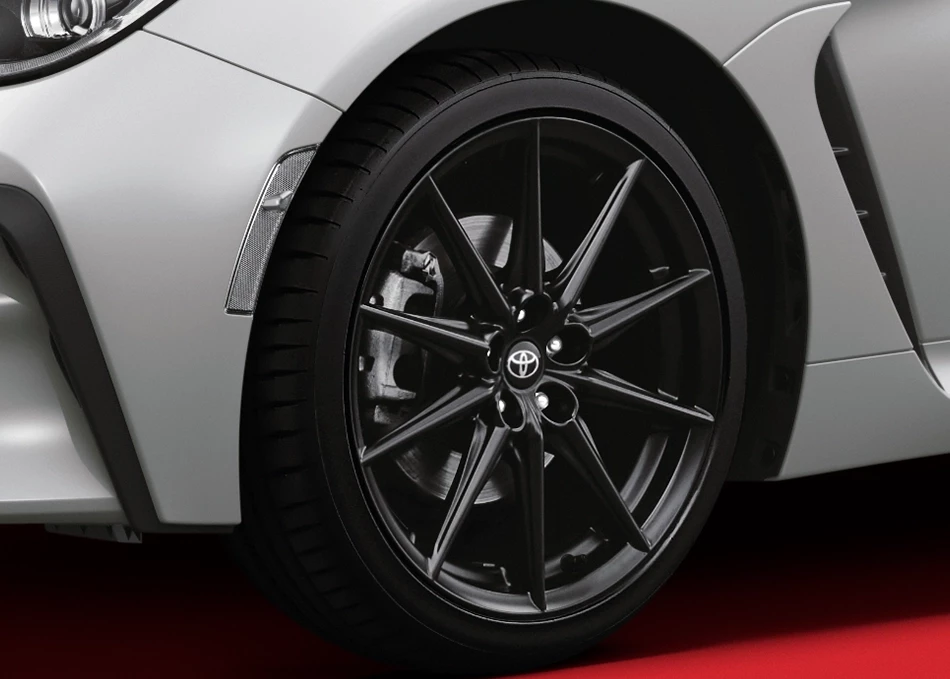 GR 86: 18 INCHES MATTE BLACK ALLOY WHEELS