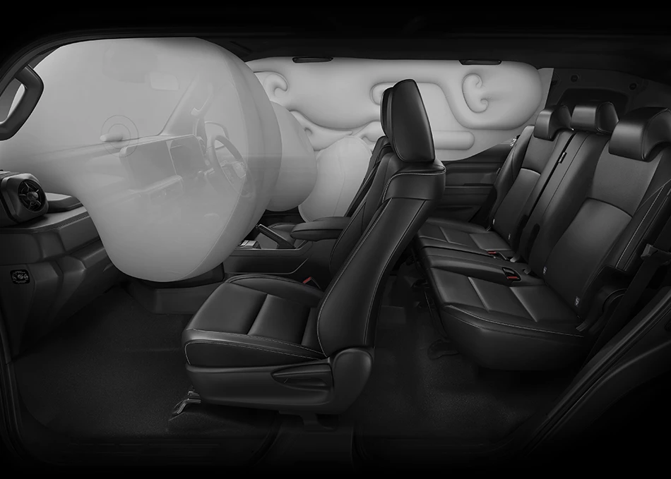 Land Cruiser FJ: ถุงลมเสริมความปลอดภัยระบบ SRS 7 ตำแหน่ง