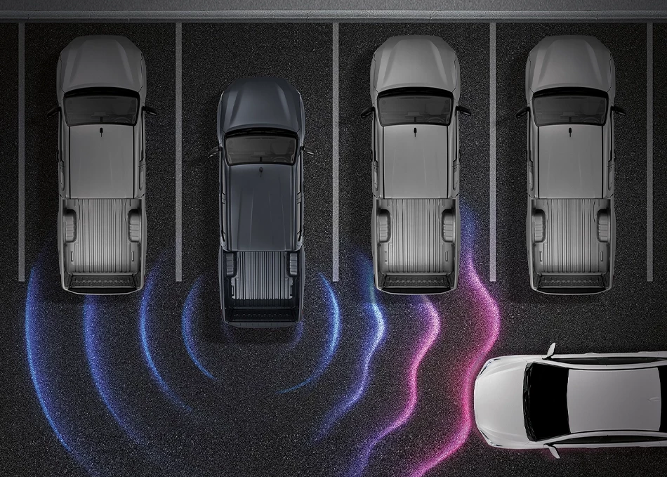 Hilux Travo Prerunner & 4TREX: Rear Cross Traffic Alert